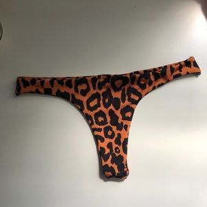 Cheetah print bikini bottom